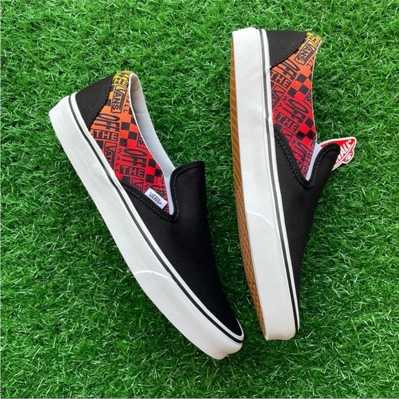 Vans Classic Slip On Logo Flame - Picture 3 of 5